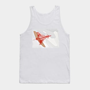 Fighter Jet in Flight 2 Tank Top